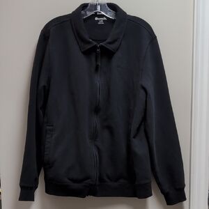 Bench Men’s Black Full-Zip Collared Sweater Jacket